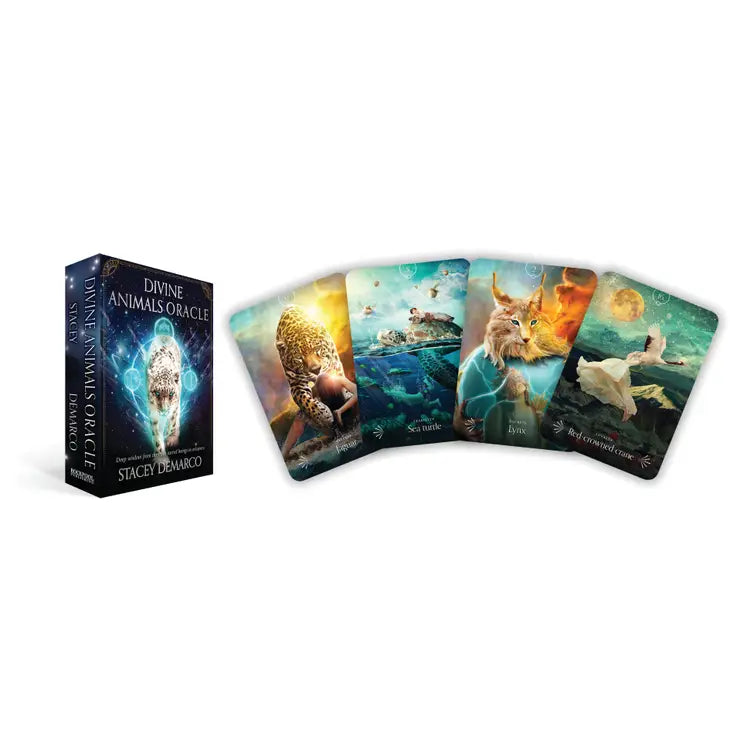 Divine Animals Oracle | 44 Full-Color Cards & Guidebook