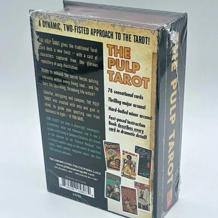 The Pulp Tarot Deck Boxed Set | 78 Tarot Cards Major and Minor Arcana