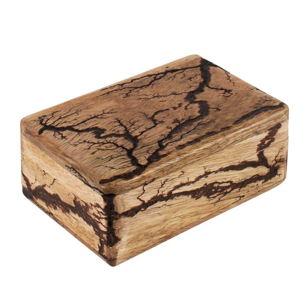 Handcrafted Wood Roots Motif Box | India Artisans