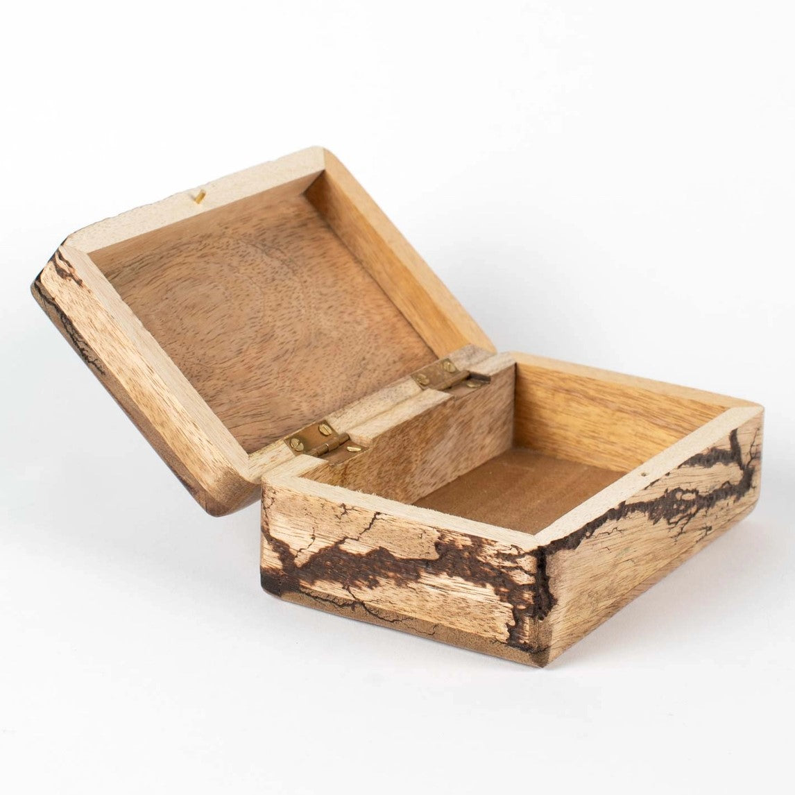 Handcrafted Wood Roots Motif Box | India Artisans