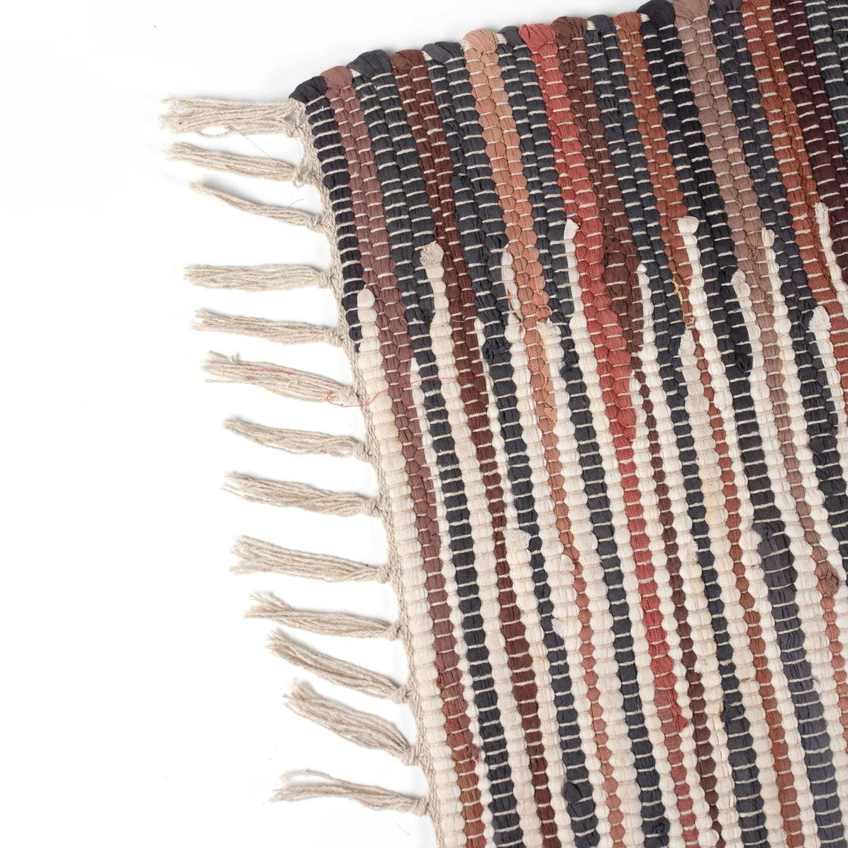 Handwoven Upcycled Sunset Rug | India Artisans