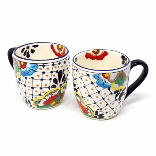 Made In Mexico | Handmade Pottery Mugs Set of 2